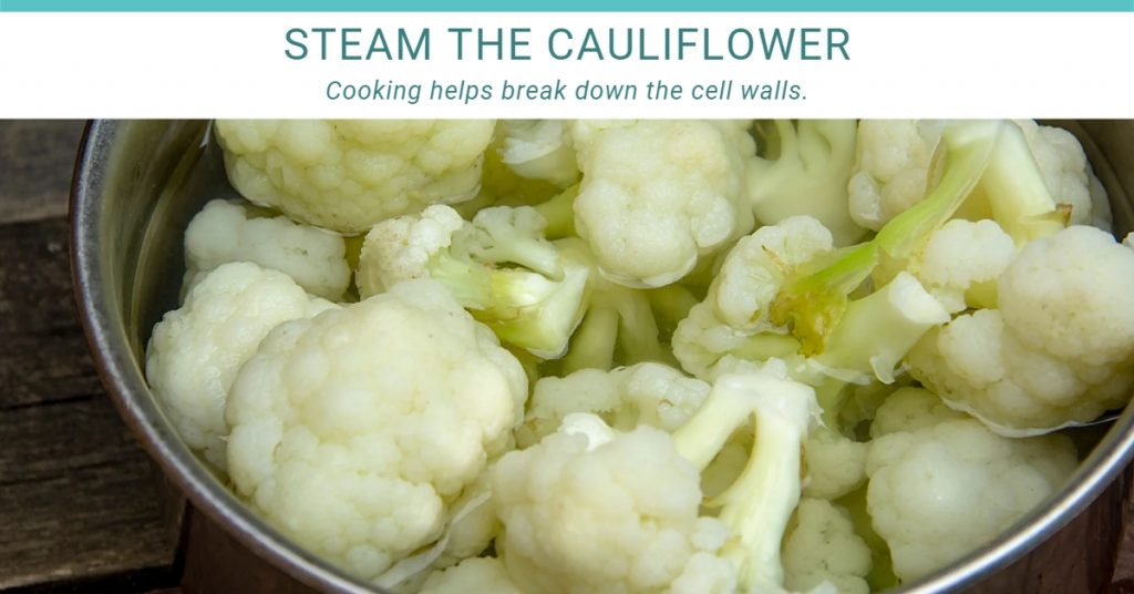 dogs can eat steamed cauliflower