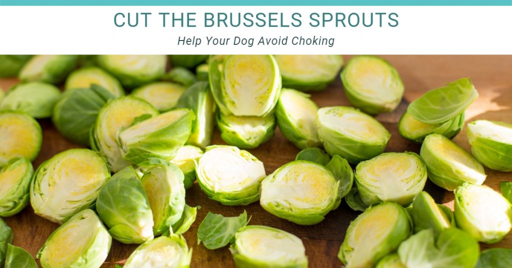 Cut the Brussels Sprouts