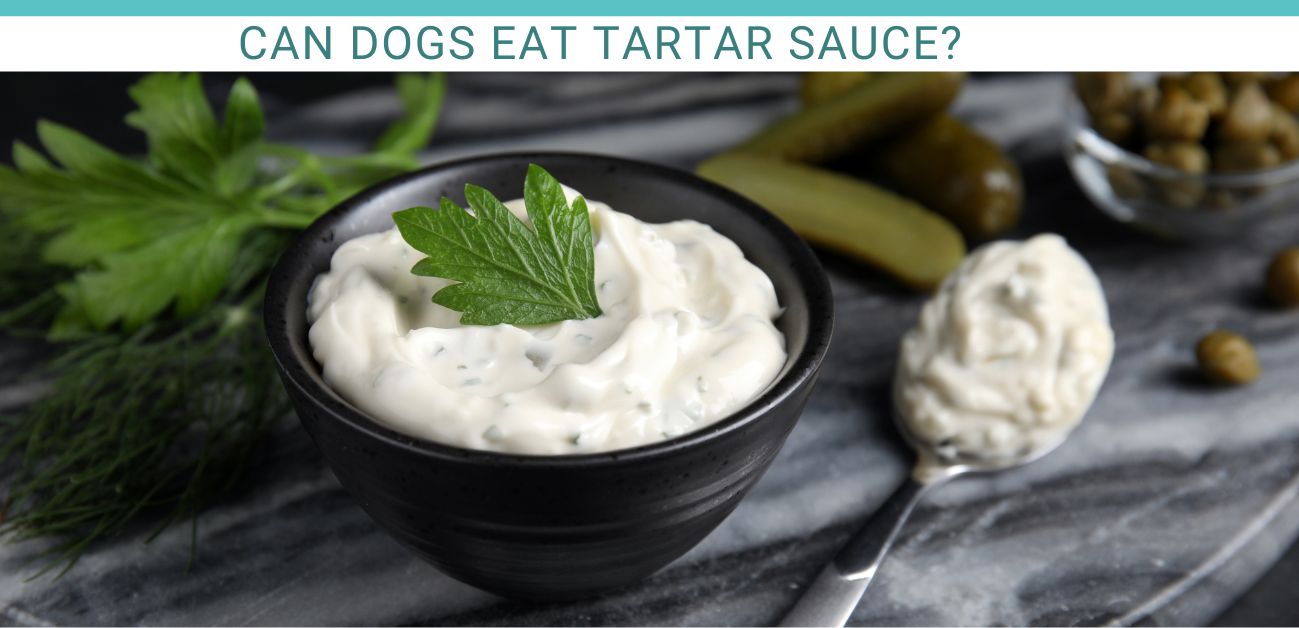 Tartar sauce on top of a table.
